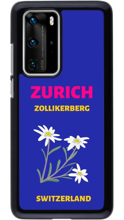 Huawei P40 Pro Case Hülle - Pop Summer Destination Zurich
