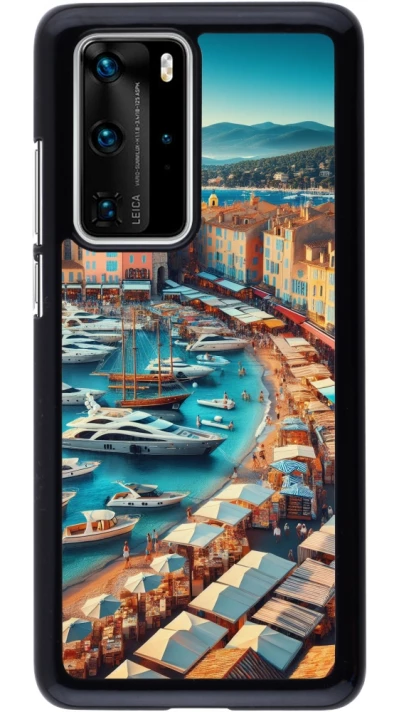 Huawei P40 Pro Case Hülle - Saint-Tropez Strand