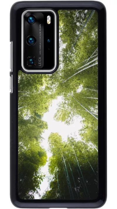 Huawei P40 Pro Case Hülle - Spring 23 forest blue sky