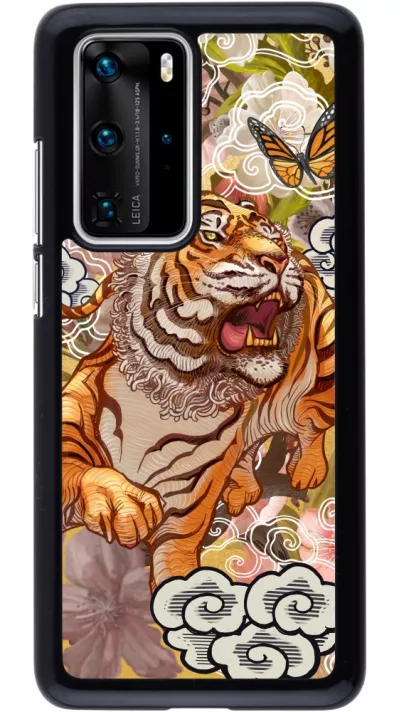 Huawei P40 Pro Case Hülle - Spring 23 japanese tiger