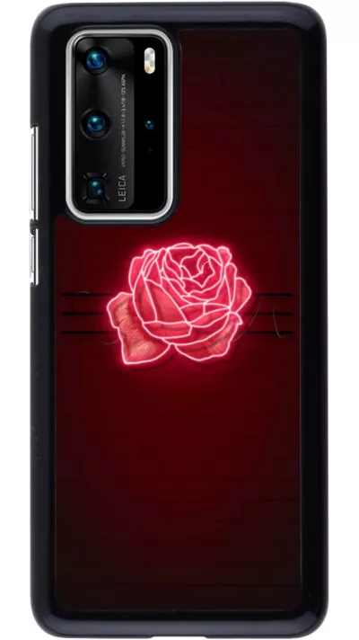 Huawei P40 Pro Case Hülle - Spring 23 neon rose