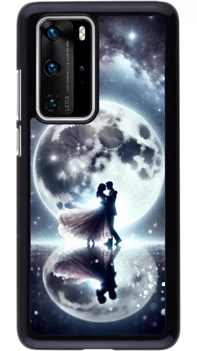 Huawei P40 Pro Case Hülle - Valentin 2024 Liebe unter dem Mond