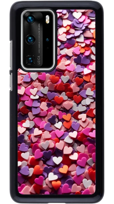 Huawei P40 Pro Case Hülle - Valentin 2025 Konfetti