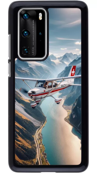 Huawei P40 Pro Case Hülle - Schweizer Alpenflug