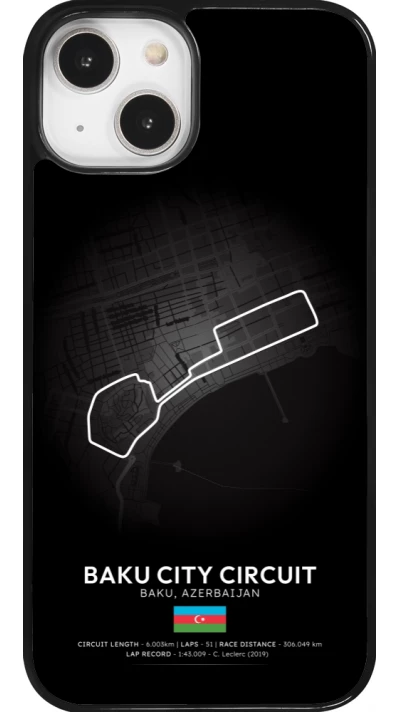 Coque iPhone 14 - F1 Track 2025 Azerbaijan