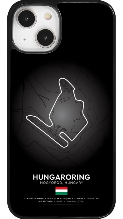 Coque iPhone 14 - F1 Track 2025 Hungary