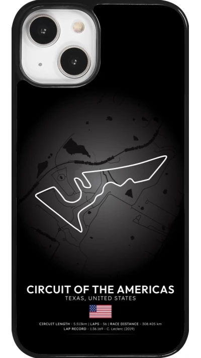 Coque iPhone 14 - F1 Track 2025 United States