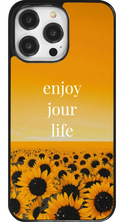 iPhone 14 Pro Max Case Hülle - Summer 2025 Enjoy your life