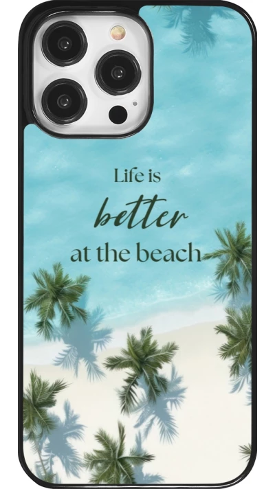 iPhone 14 Pro Max Case Hülle - Summer 2025 Life is better at the beach
