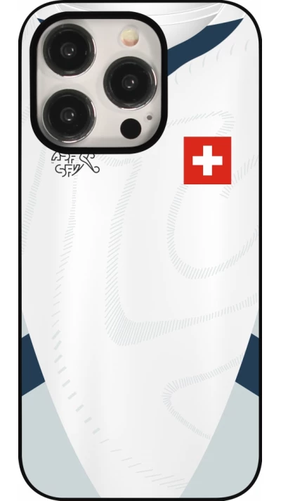 iPhone 15 Pro Case Hülle - Schweiz Away personalisierbares Fussballtrikot