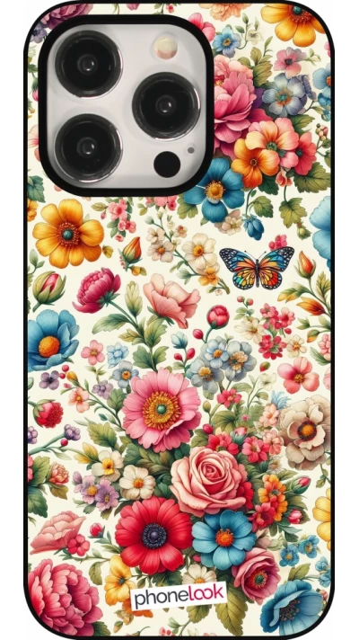 iPhone 15 Pro Case Hülle - Spring 25 fruehling bluetend
