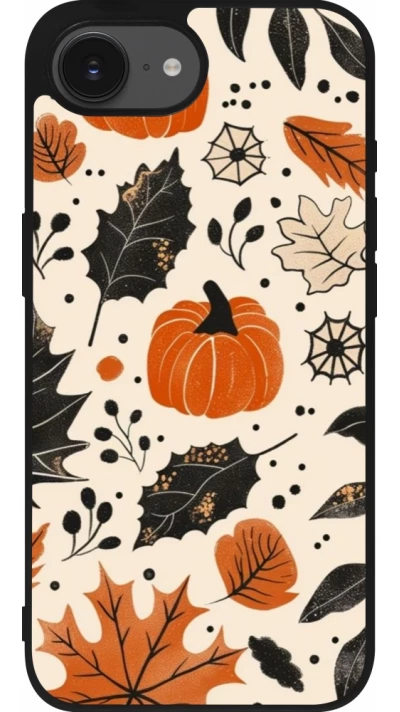 iPhone 16e Case Hülle - Silikon schwarz Autumn 2024 nature