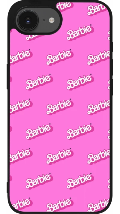 iPhone 16e Case Hülle - Silikon schwarz Barbie Pattern