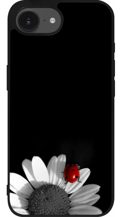 iPhone 16e Case Hülle - Silikon schwarz Black and white Cox