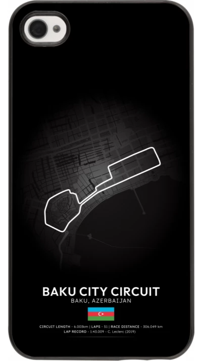 Coque iPhone 4/4s - F1 Track 2025 Azerbaijan