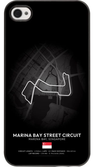 Coque iPhone 4/4s - F1 Track 2025 Singapore