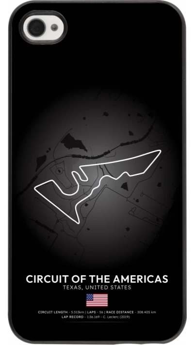 Coque iPhone 4/4s - F1 Track 2025 United States