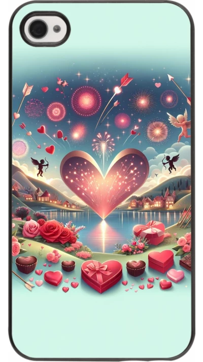 Coque iPhone 4/4s - Valentine 2025 Chic