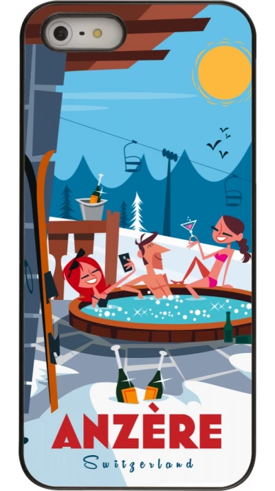 Coque iPhone 5/5s / SE (2016) - Anzère Mountain Jacuzzi