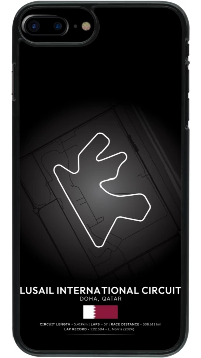 iPhone 7 Plus / 8 Plus Case Hülle - F1 Track 2025 Qatar