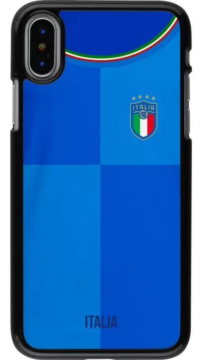 iPhone X / Xs Case Hülle - Italien 2022 personalisierbares Fußballtrikot