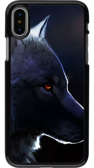 Hülle iPhone X / Xs - Wolf Shape