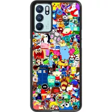 Hülle Oppo Reno6 5G - Mixed cartoons