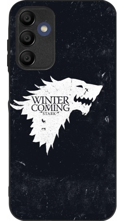 Coque Samsung Galaxy A16 - Silicone rigide noir Winter is coming Stark
