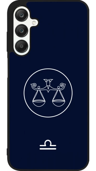 Coque Samsung Galaxy A25 - Silicone rigide noir Astrologie Balance