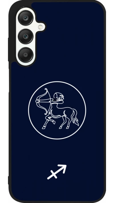 Coque Samsung Galaxy A25 - Silicone rigide noir Astrologie Sagittaire