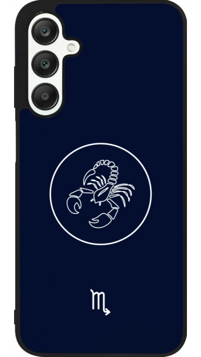 Coque Samsung Galaxy A25 - Silicone rigide noir Astrologie Scorpion