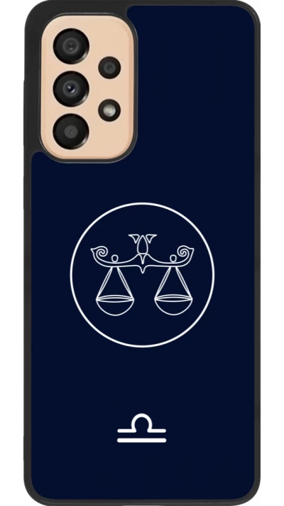 Coque Samsung Galaxy A33 5G - Silicone rigide noir Astrologie Balance