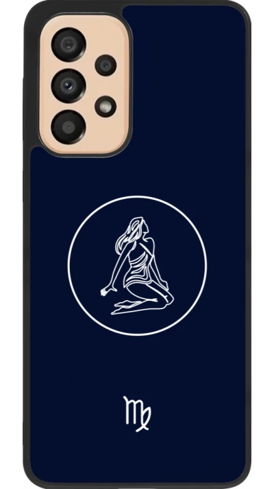 Coque Samsung Galaxy A33 5G - Silicone rigide noir Astrologie Vierge
