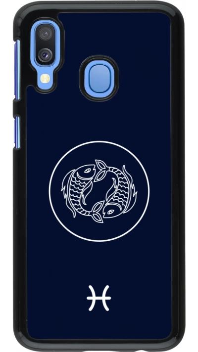 Coque Samsung Galaxy A40 - Astrologie Poissons