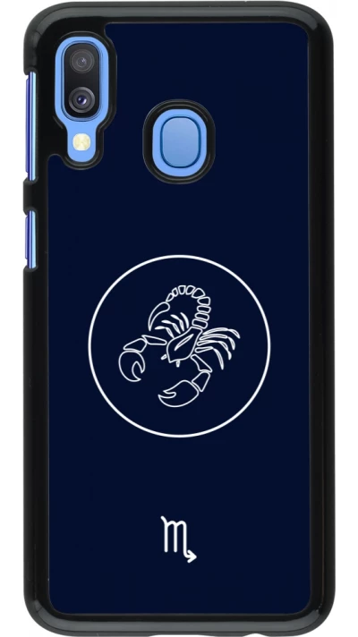 Coque Samsung Galaxy A40 - Astrologie Scorpion