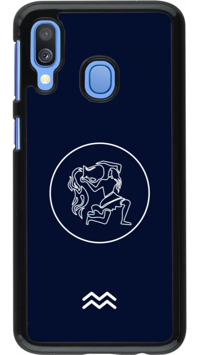 Coque Samsung Galaxy A40 - Astrologie Verseau
