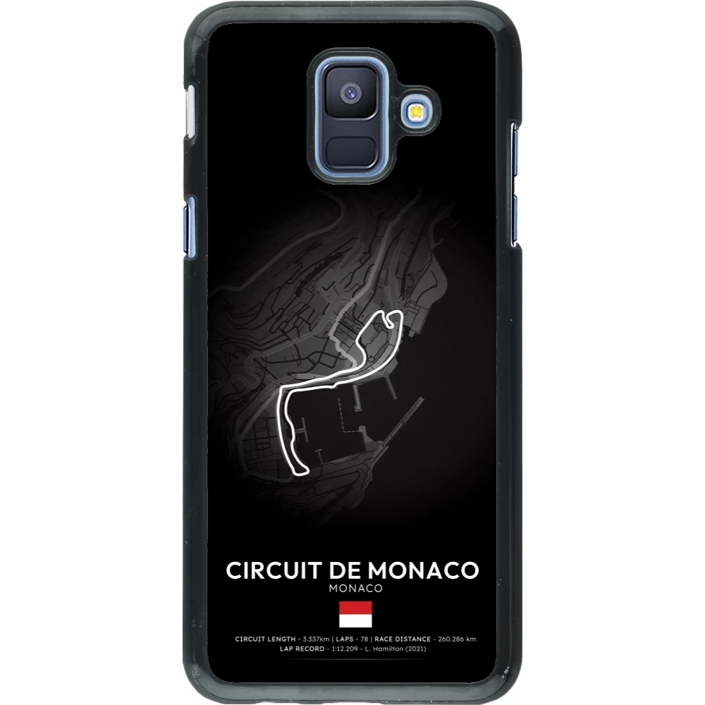 Samsung Galaxy A6 Case Hülle - F1 Track 2025 Monaco
