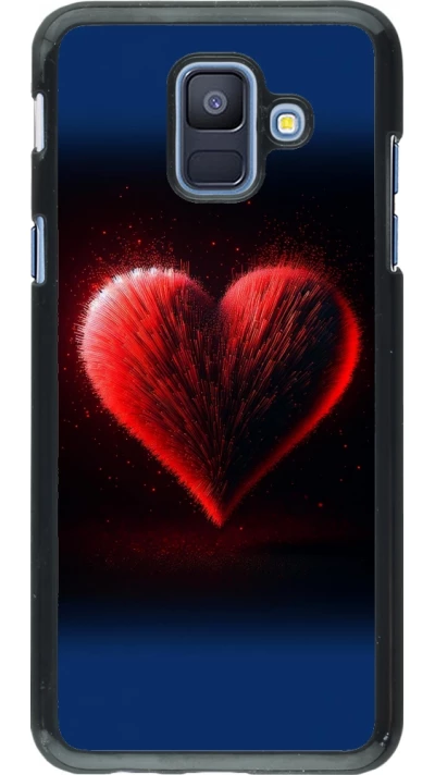 Coque Samsung Galaxy A6 - Valentine 2025 coeur rouge