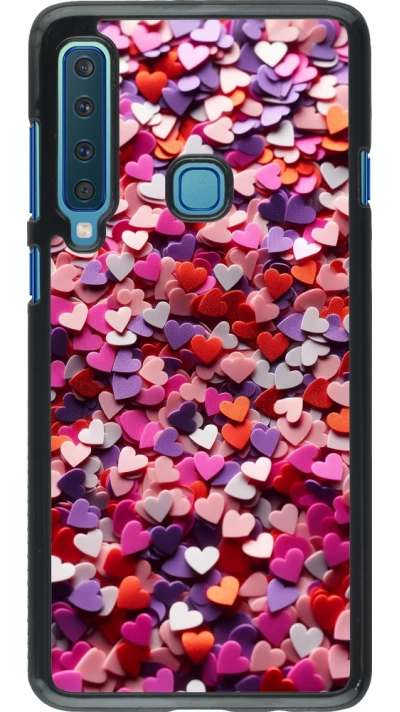 Samsung Galaxy A9 Case Hülle - Valentin 2025 Konfetti