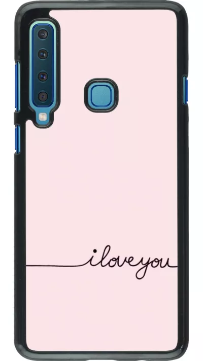 Samsung Galaxy A9 Case Hülle - Valentine 2023 i love you writing