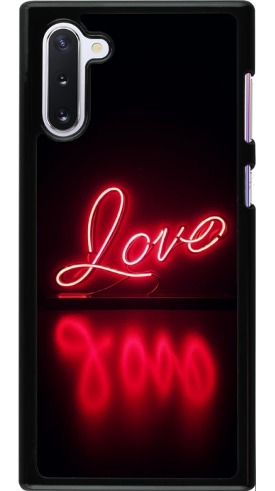 Coque Samsung Galaxy Note 10 - Valentine 2025 Neon Love