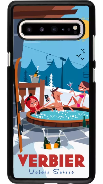 Coque Samsung Galaxy S10 5G - Verbier Mountain Jacuzzi