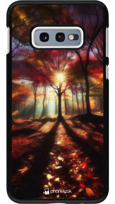 Samsung Galaxy S10e Case Hülle - Herbstlicher goldener Glanz