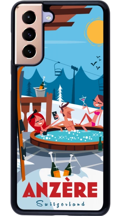 Coque Samsung Galaxy S21+ 5G - Anzère Mountain Jacuzzi