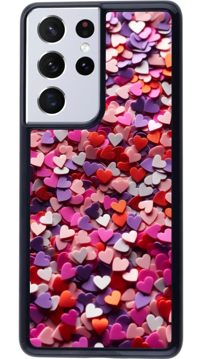 Coque Samsung Galaxy S21 Ultra 5G - Valentine 2025 Confetti