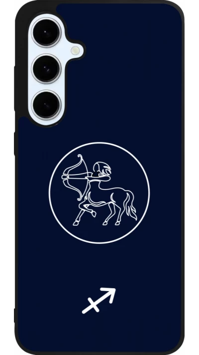 Samsung Galaxy S24 FE Case Hülle - Silikon schwarz Astrologie Schütze
