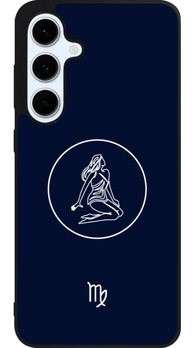 Samsung Galaxy S24 FE Case Hülle - Silikon schwarz Astrologie Jungfrau