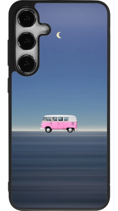 Samsung Galaxy S24+ Case Hülle - Silikon schwarz Spring 23 pink bus