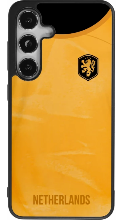 Samsung Galaxy S25 Case Hülle - Silikon schwarz Holland 2022 personalisierbares Fußballtrikot