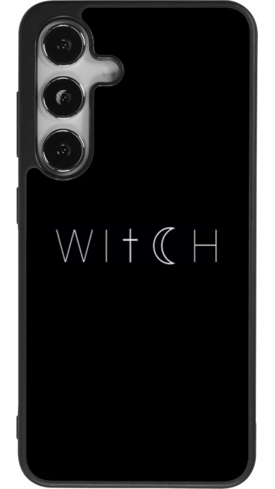 Samsung Galaxy S25 Case Hülle - Silikon schwarz Halloween 22 witch word